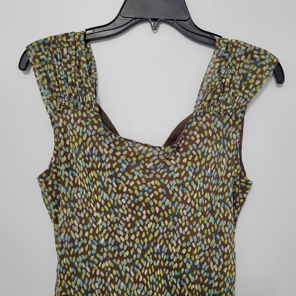 Talbots Vintage Pure Silk Midi/Maxi Dress Size 8 Fairycore Flowy Lightweight Y2K - Picture 9 of 13